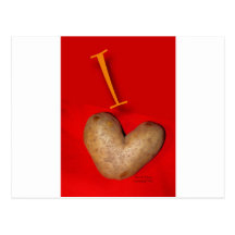 Kartoffel-Liebe Postkarte