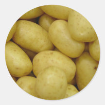 Kartoffeln Runde Sticker