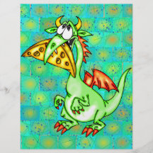 Käse-liebevoller Drache Flyerdesign