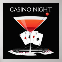 Kasino-Nachtcocktail-Plakat - SRF