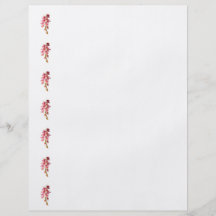 Kaskade der rosa Orchideen Flyerdruck