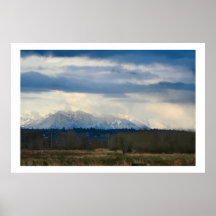 Kaskaden-Berge Posterdruck