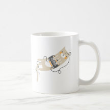 Kassetten-Miezekatze Tee Tassen