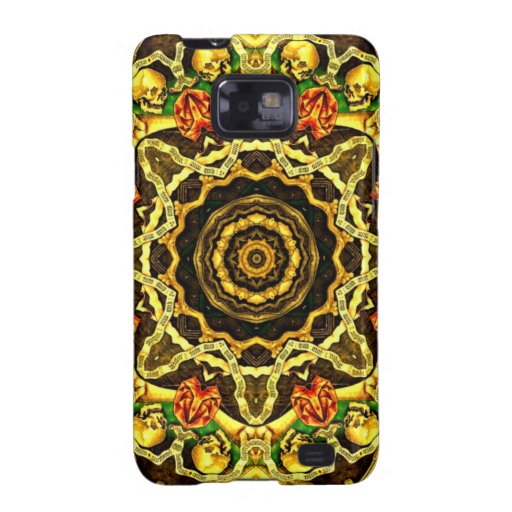 Kasten Schädel-Tapisserie-Stern-Samsung-Galaxie-S Galaxy S2 Case