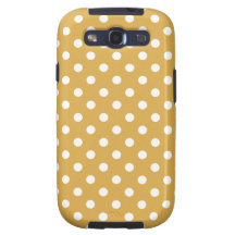 Kasten Tupfen-Samsung-Galaxie-S3 im Honig-Gold Samsung Galaxy SIII Hüllen