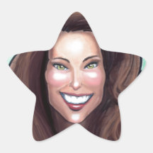 Kate Middleton Karikatur Aufkleber
