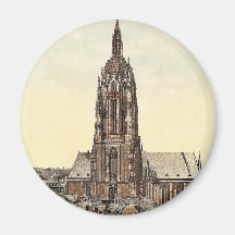 Kathedrale, Frankfort auf Hauptleitung (d.h. Frank Kühlschrankmagnet