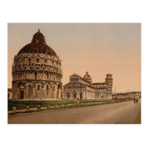 Kathedralen-Quadrat, Pisa, Toskana, Italien Postkarten