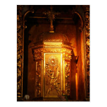 Katholischer Tabernacle Postkarte