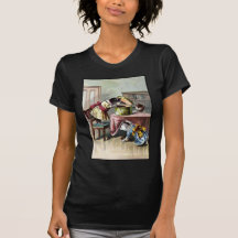 Kätzchen, die nach Handschuhen suchen Shirts