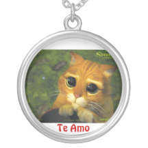 katze der Stiefel Amulett
