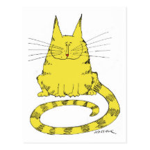 katze postkarte