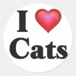 Katzen der Liebe I Aufkleber