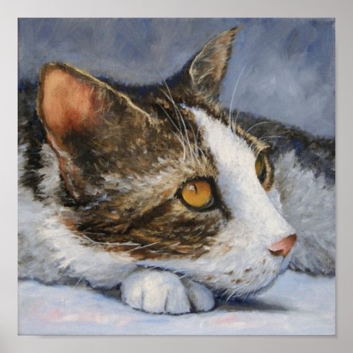 Katzen-Kunst-Druck Posterdruck