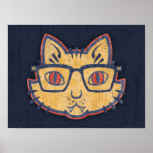 Katzen-Nerd Plakate