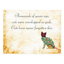 Katzen-Patchwork-Haustier-Postkarte