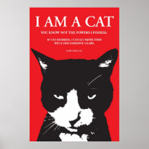 Katzenartiges Uberlord - Plakat