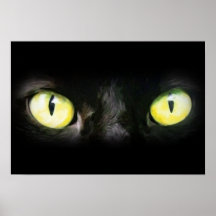Katzenaugen-, Schwarz-und Gelb-Starren Plakatdrucke