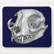 Katzenschädel Mousepad