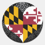 Kaufen Sie Maryland-Flagge Runde Sticker