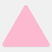 Kaugummi-Rosa Dreieckige Aufkleber
