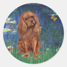 Kavalier (Ruby7) - Lilien 5 Runder Sticker
