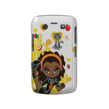 Kawaii Aisha der Afroamerikaner Chibi 9700/9780 Blackberry Hüllen
