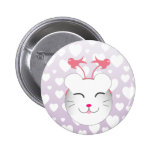 Kawaii Alfie Miezekatze Button