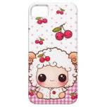 Kawaii Babyschafe und niedliche Kirschen Etui Fürs iPhone 5