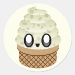 kawaii Eiscremeplätzchen und Creme Stickers