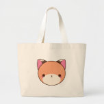 Kawaii Fox Leinentasche