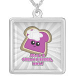 Kawaii Gelee-und Frischkäse-Toast Halsketten