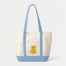 Kawaii Katzen-Taschen-Blau