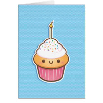 Kawaii kleiner Kuchen karten