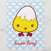 Kawaii Küken Flyerbedruckung