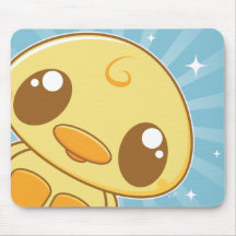 Kawaii Kuties - Lil gelbes Duckie mit Sternexplosi Mousepads