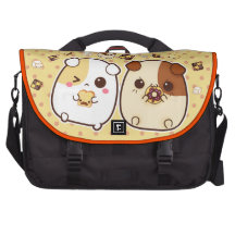 Kawaii Meerschweinchen mit niedlichen Toast und Ke Notebook Tasche