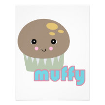 kawaii muffy Muffin Ankündigungskarten