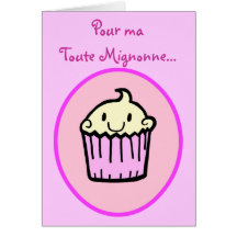 Kawaii niedlicher Kuchen-französische Geburtstags-