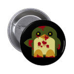 Kawaii Penguin-Zombie-grauenhafter Horror Anstecknadelbuttons