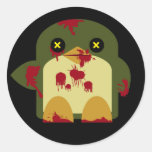 Kawaii Penguin-Zombie-grauenhafter Horror Sticker