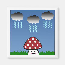 Kawaii Pilz-Magnet Kühlschrankmagnete