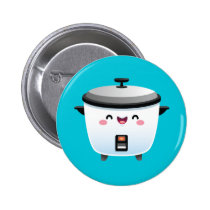Kawaii Reis-Kocher buttons