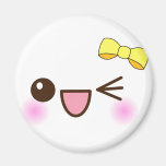 Kawaii stellen gegenüber! kühlschrankmagnet