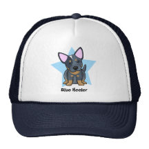 Kawaii Stern-Blau Heeler Cap