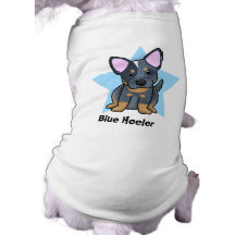 Kawaii Stern-Blau Heeler Hunde T Shirt