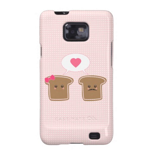 Kawaii Toast-Liebe Galaxy SII Hülle
