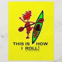 Kayak dieses ist, wie ich II rolle Flyerdruck