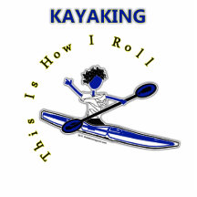 Kayaking dieses ist, wie ich rolle fotostatue