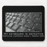 Keep versuchend zu entgehen, aber es arbeiten nich mousepad